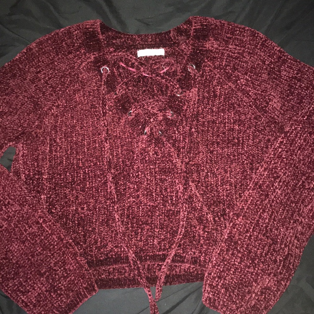 Pacsun/ L.A hearts chenille knit sweater